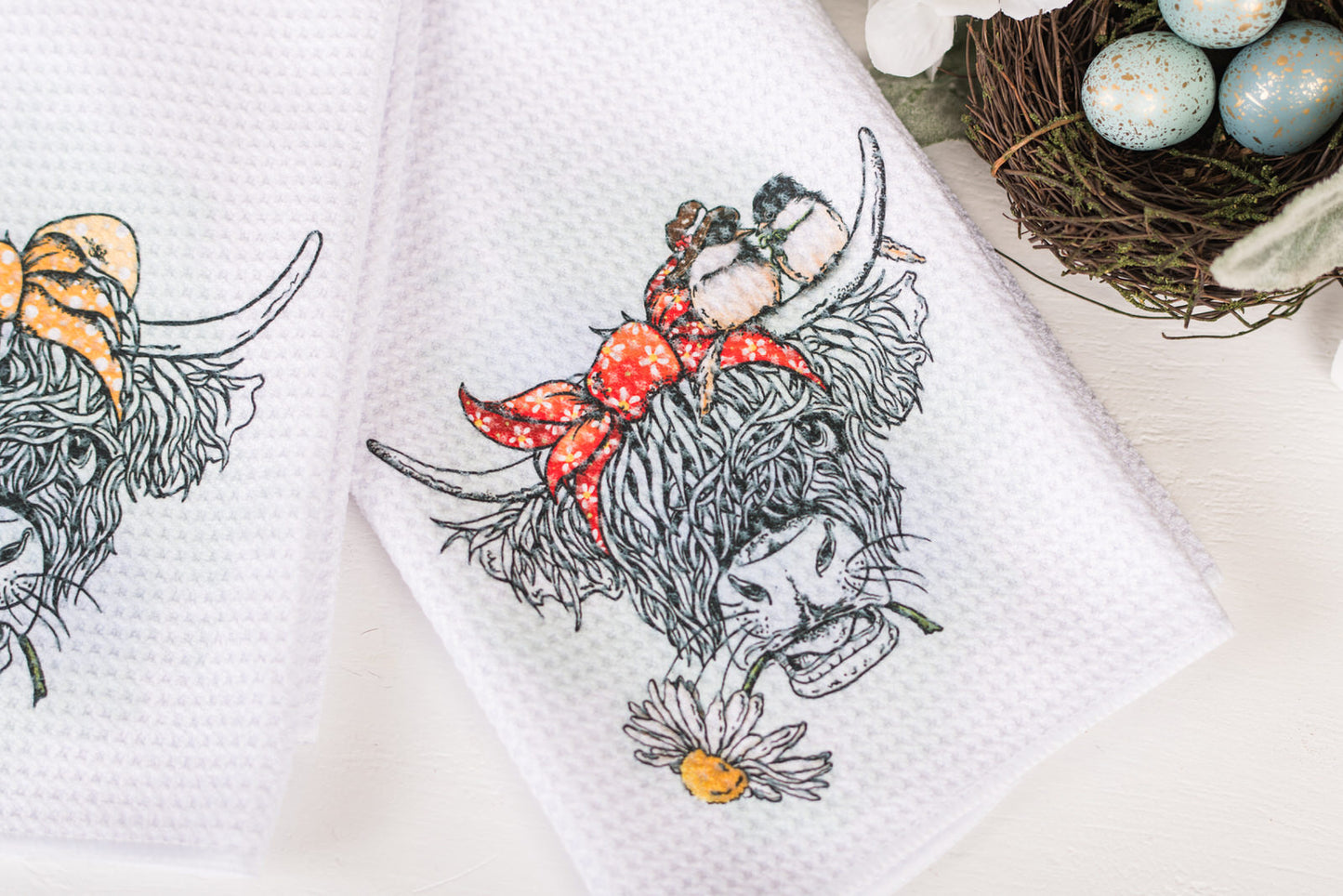 Whimsical Barnyard Tea Towels