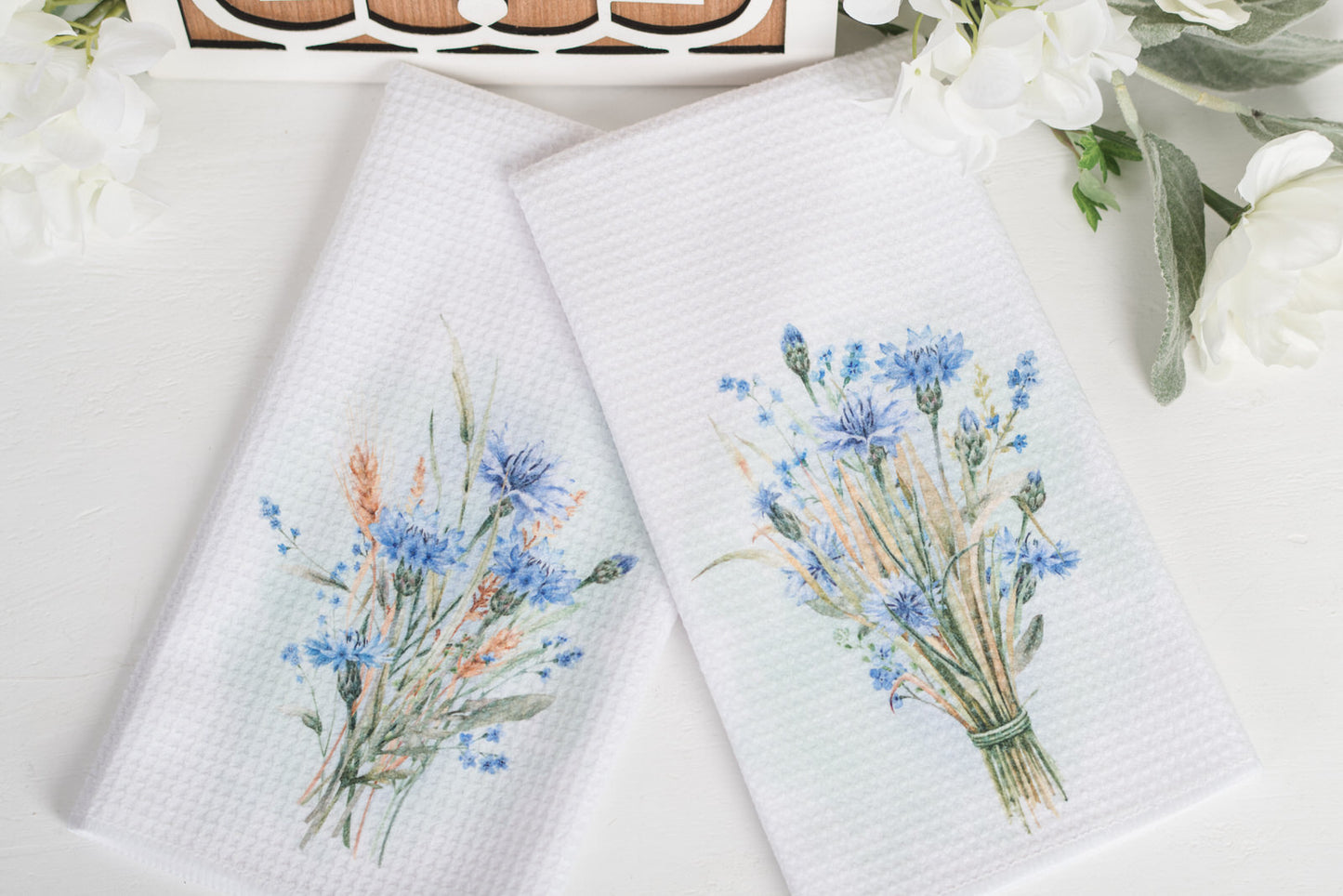 Flower Market Wildflower Tea Towels