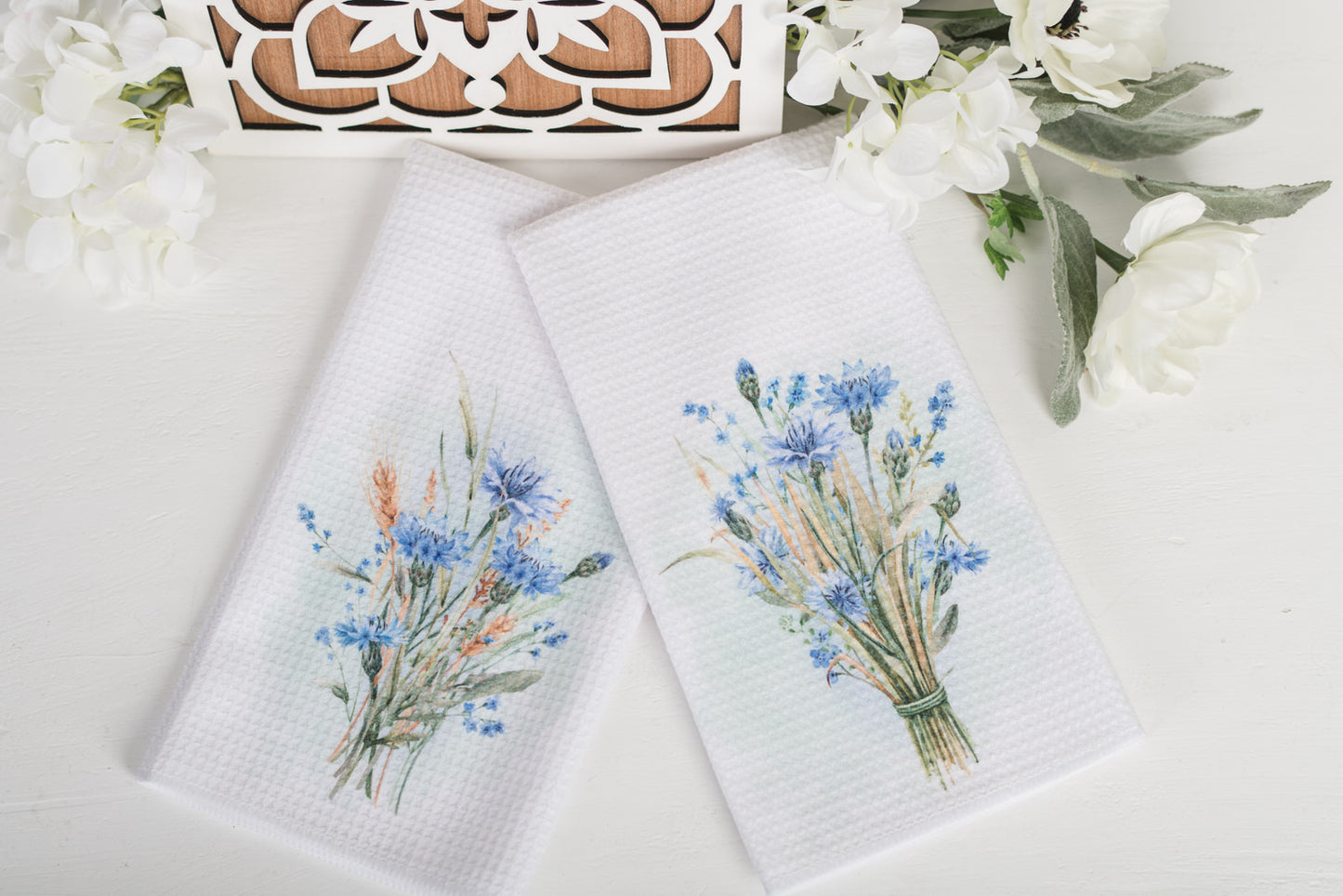Flower Market Wildflower Tea Towels