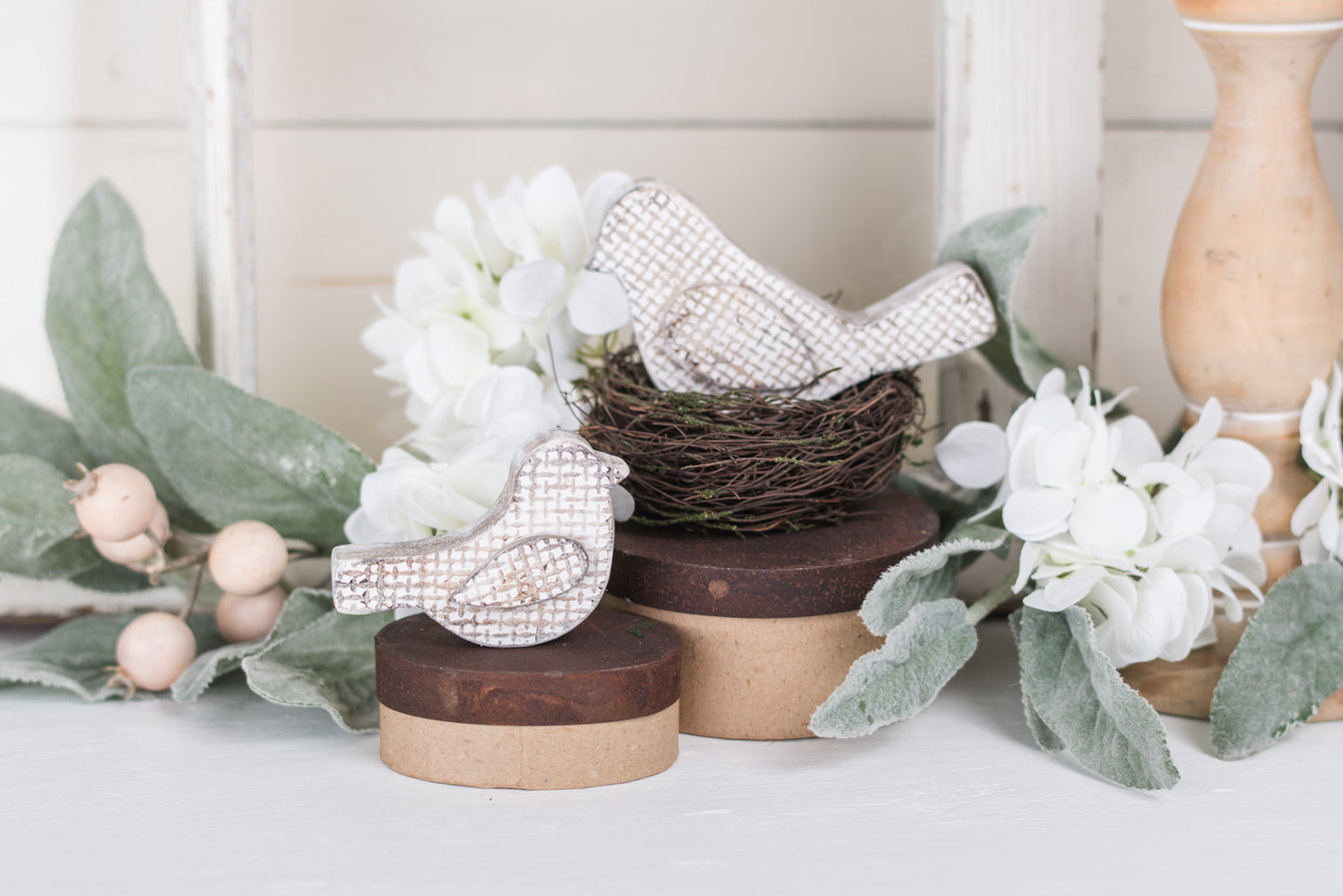 Textured Simple/Modern Wooden Birds