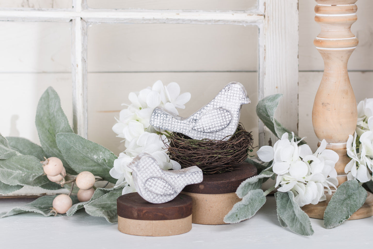 Textured Simple/Modern Wooden Birds