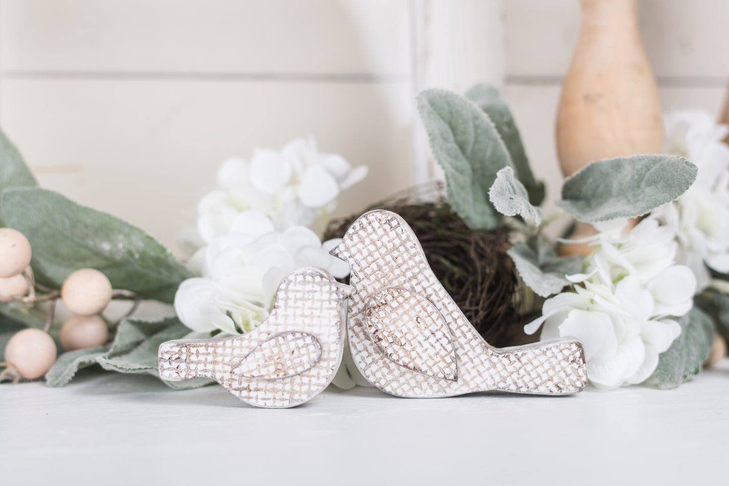 Textured Simple/Modern Wooden Birds