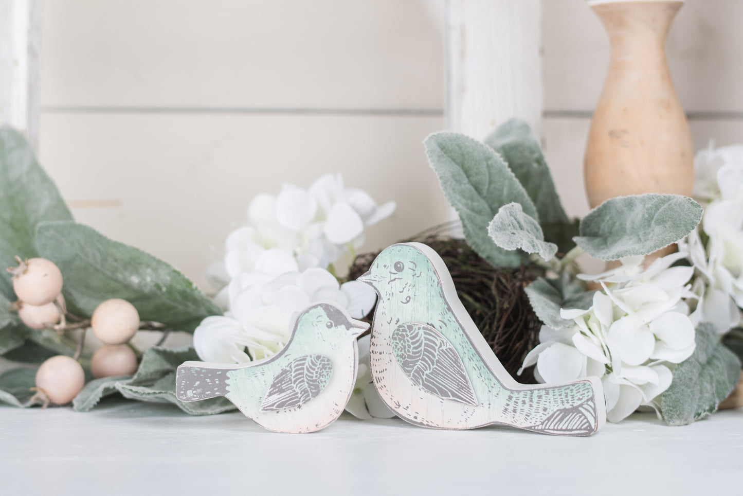 Eucalyptus Wooden Birds