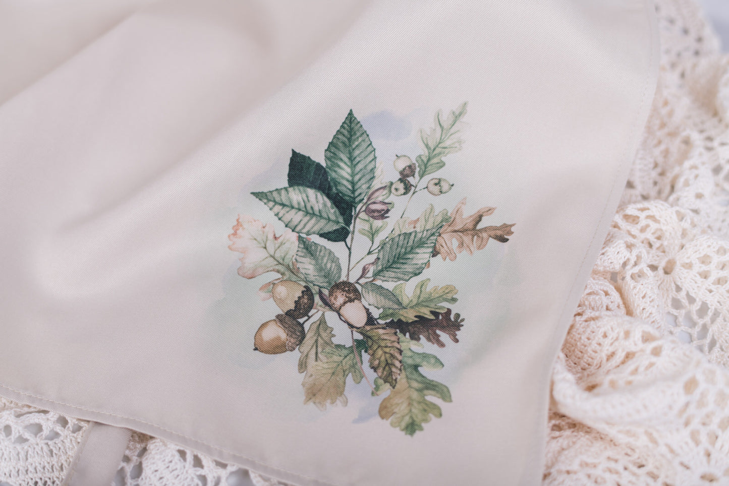 Gather Here with Grateful Hearts Apron – Woodland Collection - Beige