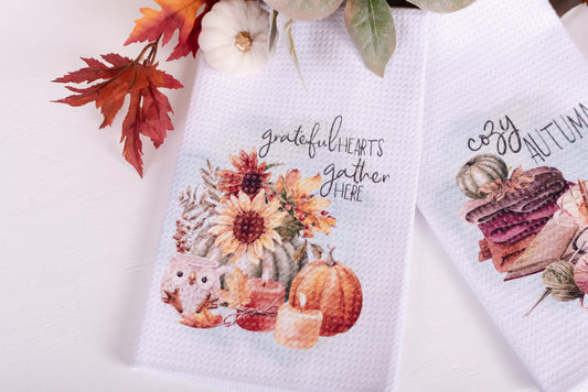 Cozy Autumn Tea Towels