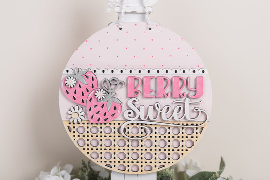 Strawberry Patch DIY Door/Post Hanger Sign DIY Kit