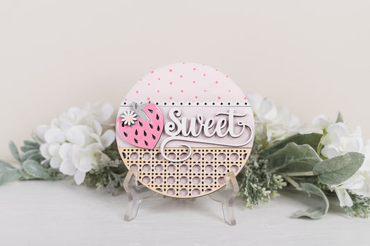 Strawberry Patch DIY Interchangeable Round 6" Kit