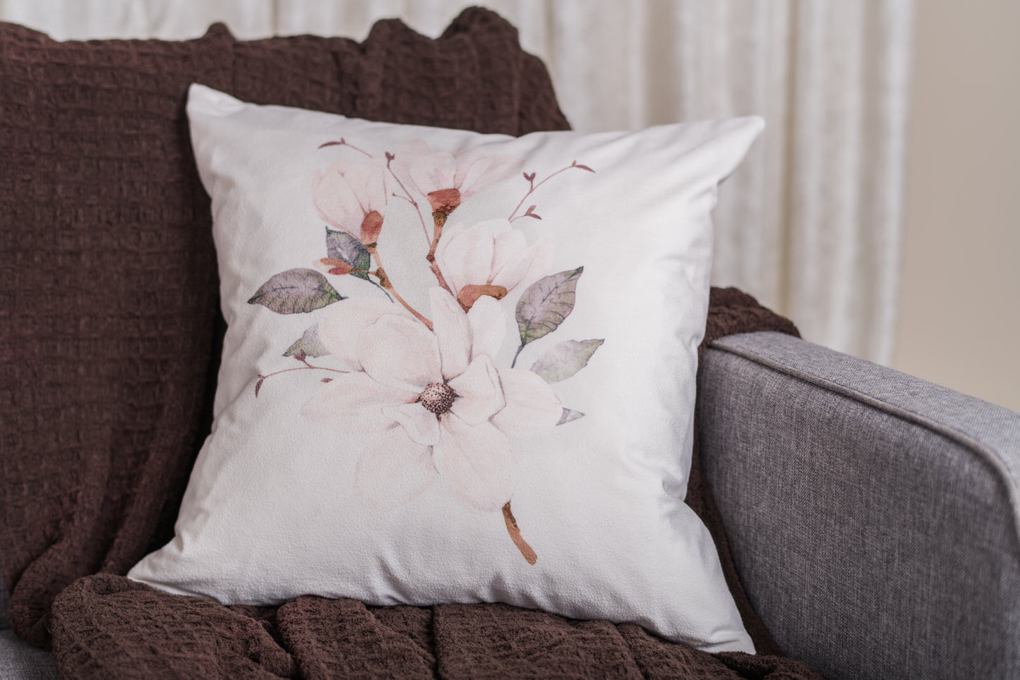 Magnolia Pillow Cover #2