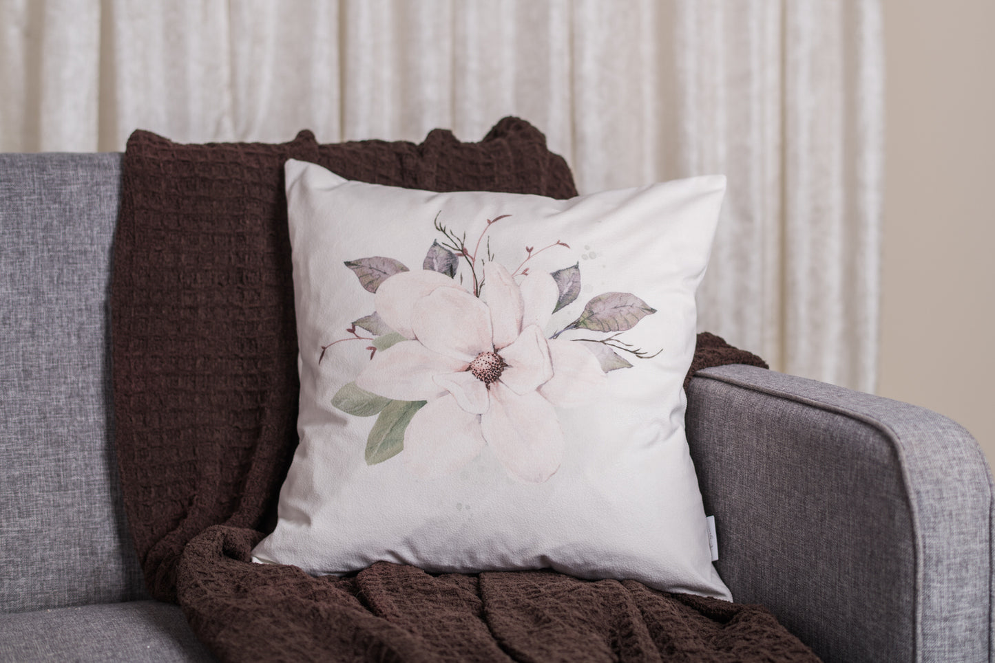 Magnolia Pillow Cover #1