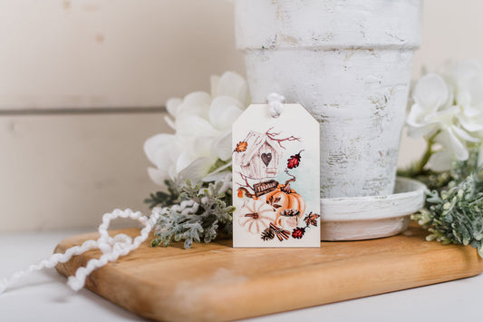 Hello Spring Bunny Decor Tag