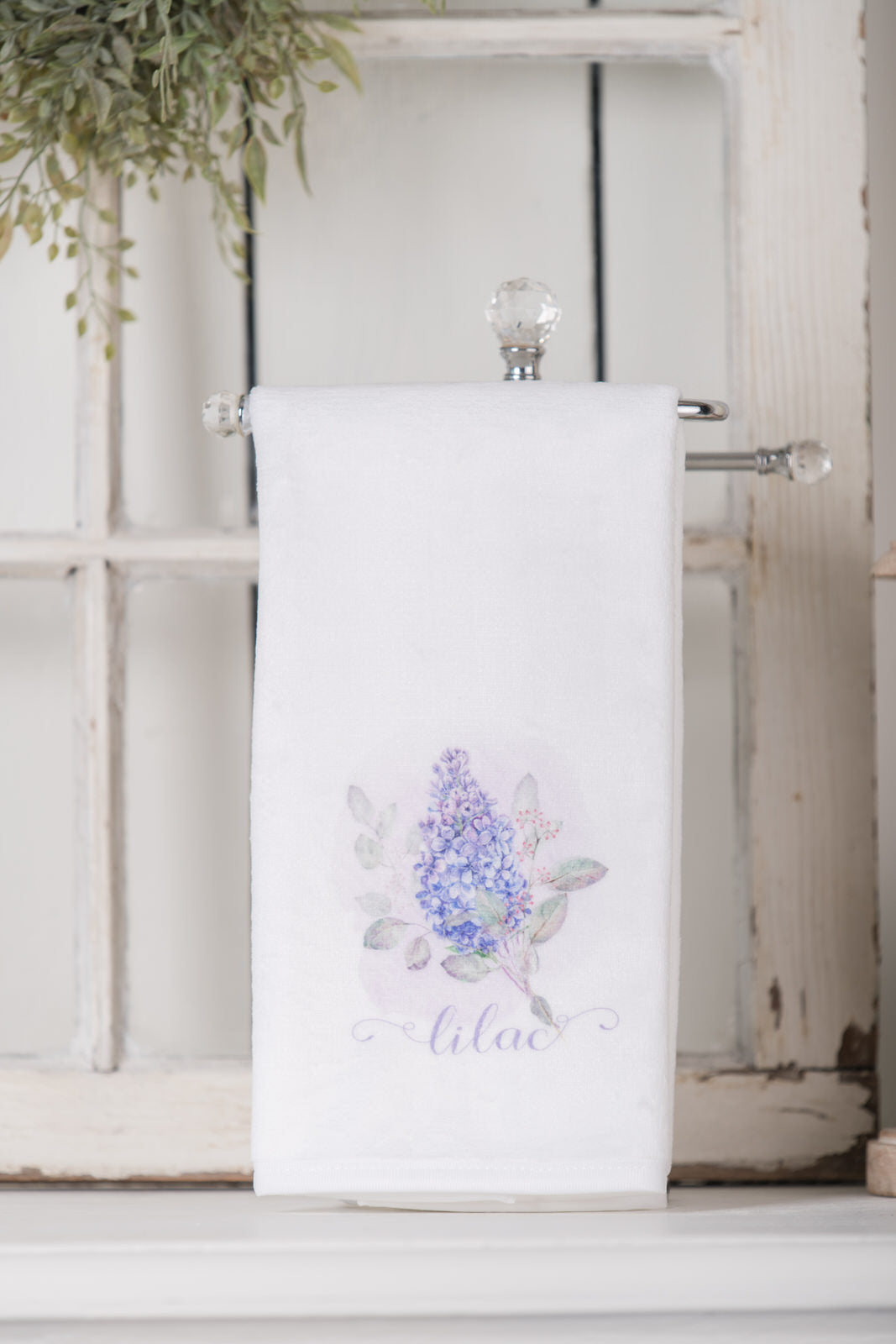Flower Market Lilacs Hand Towels