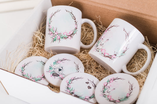 Mother's Day Coffee Lovers Gift Set - Spring Garden