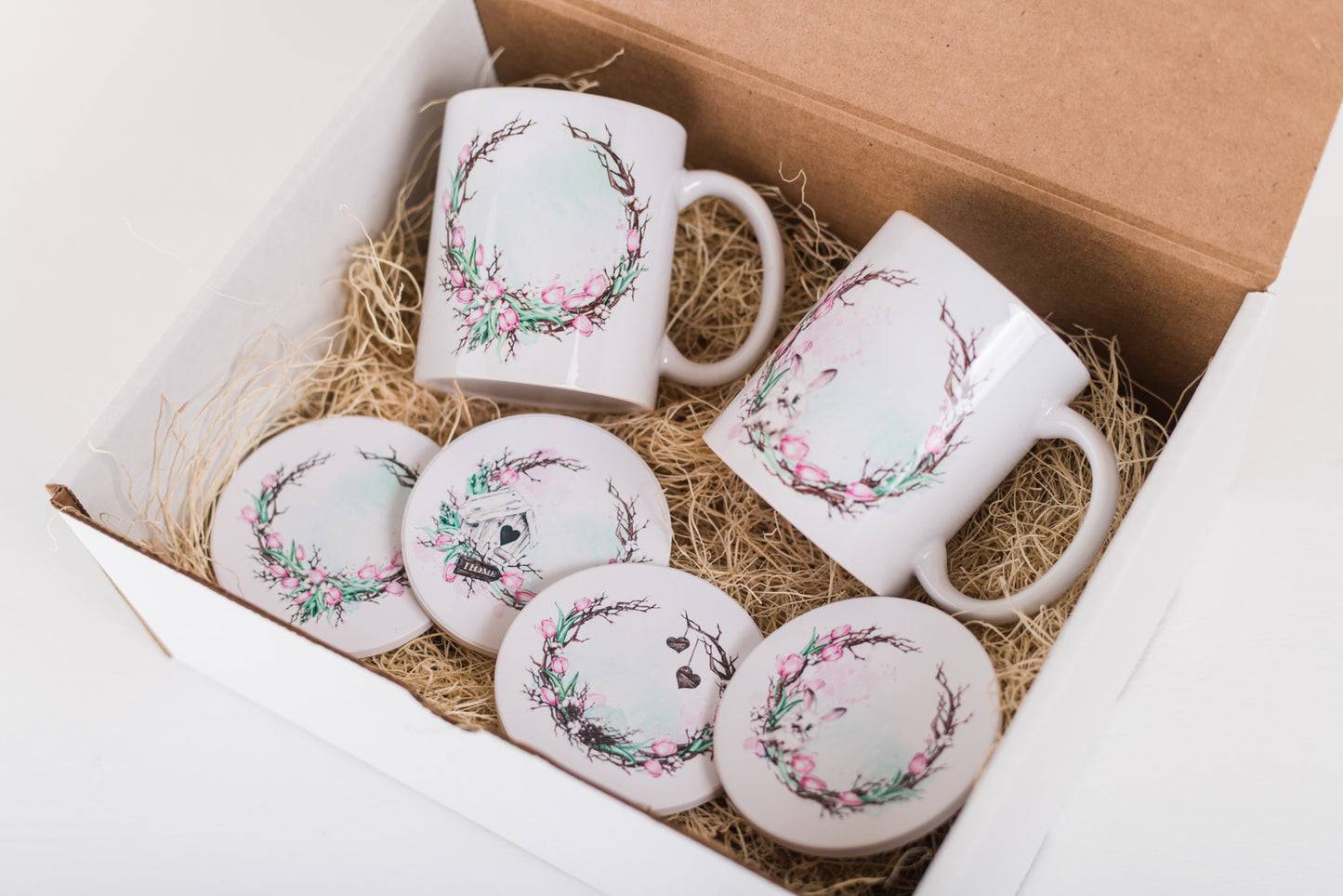 Mother's Day Coffee Lovers Gift Set - Spring Garden