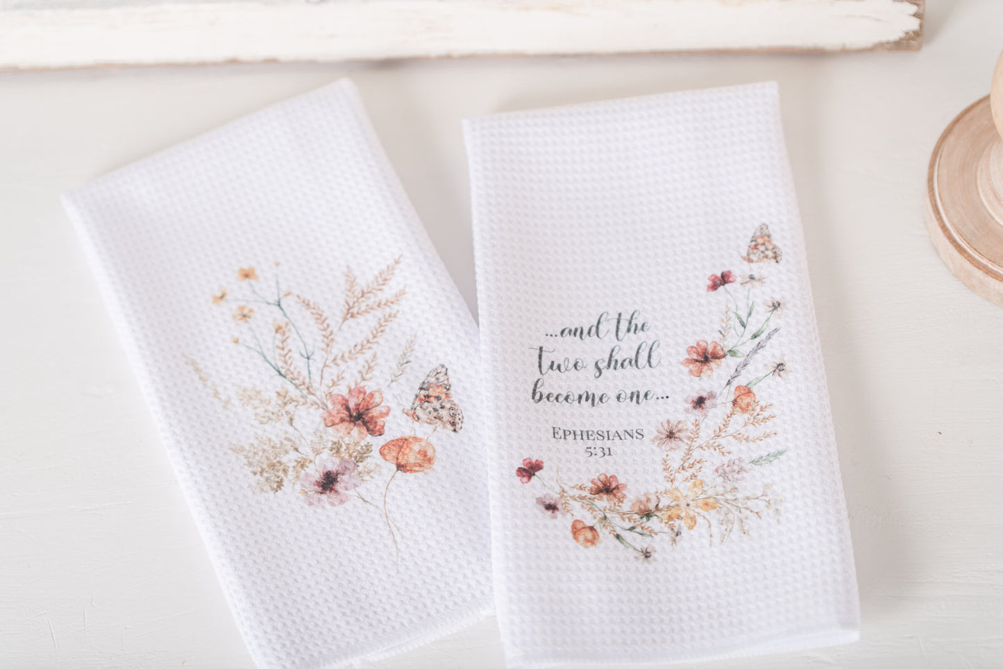 Botanical Scripture Tea Towel