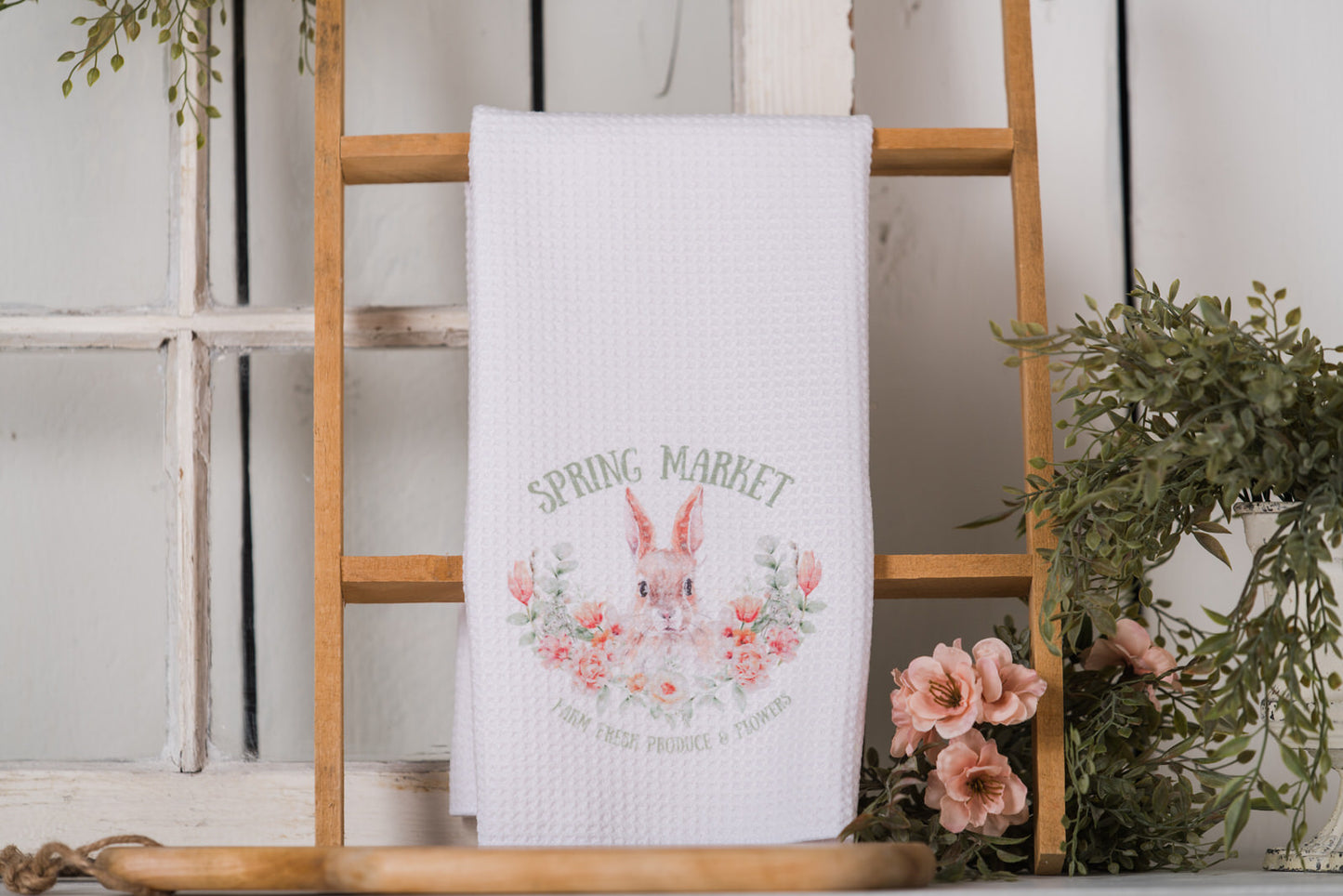 Spring Market Tea Towel