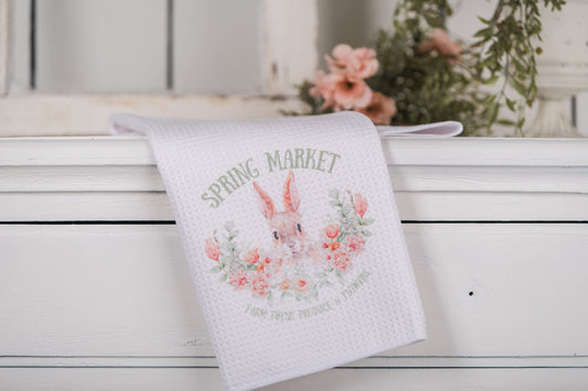 Spring Market Tea Towel