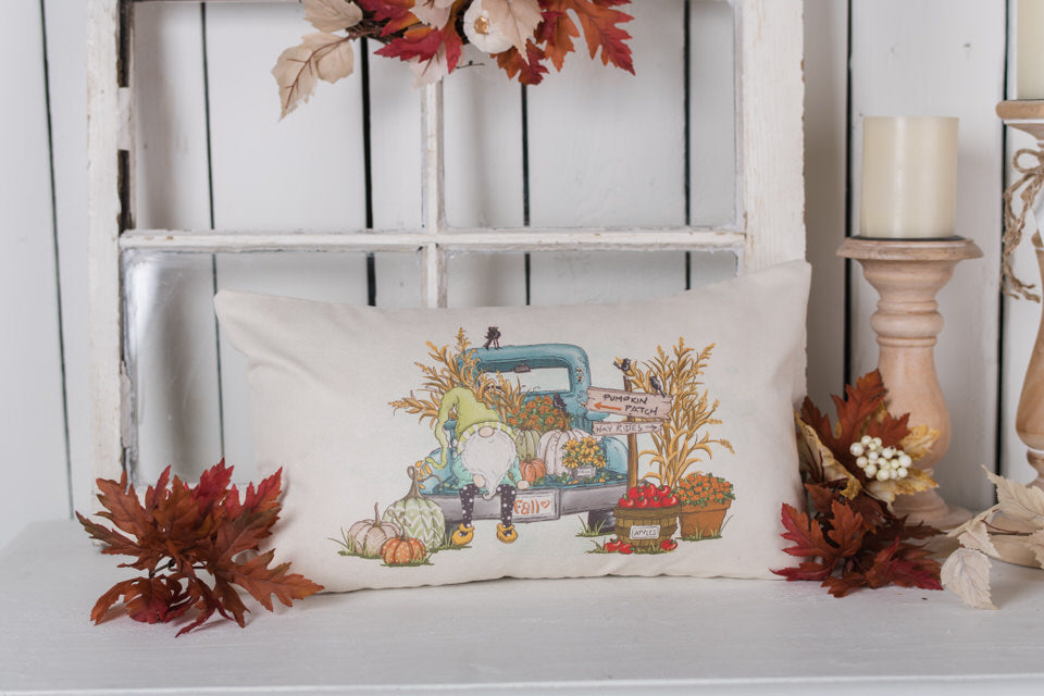 Whimsical Fall Pillow Cover