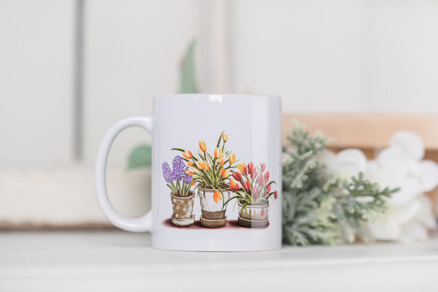 Whimsical Garden Coffee Mugs