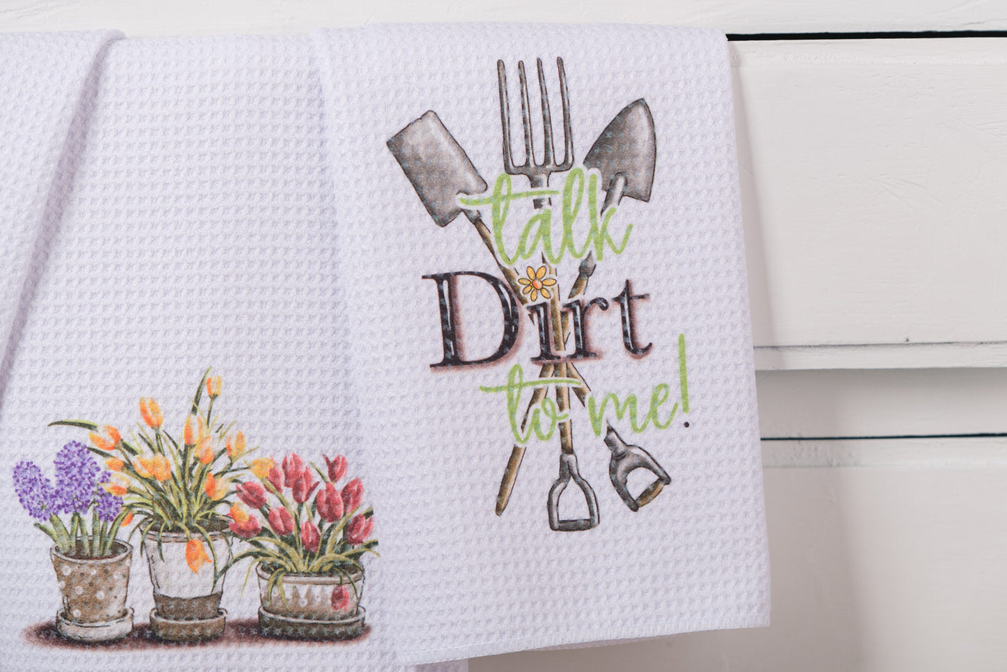 Whimsical Garden Tea Towels