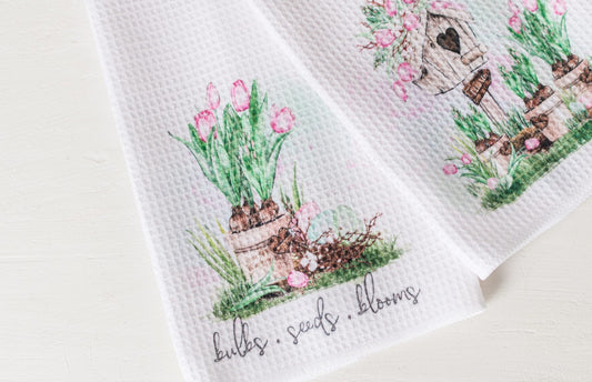 Spring Garden Tea Towels