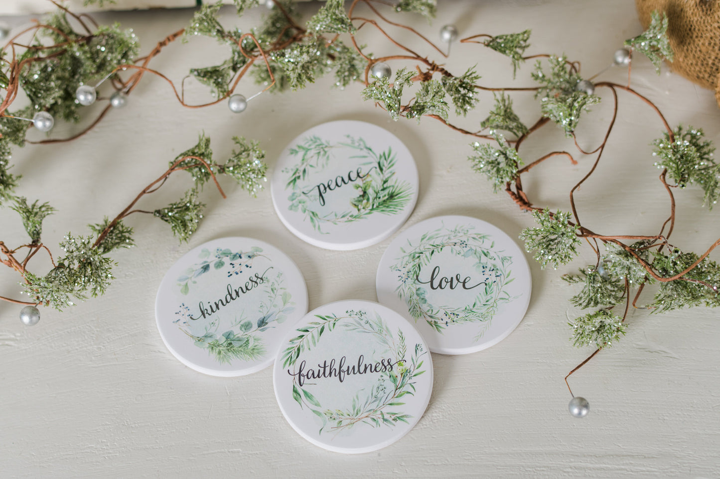 Winterberry Coasters