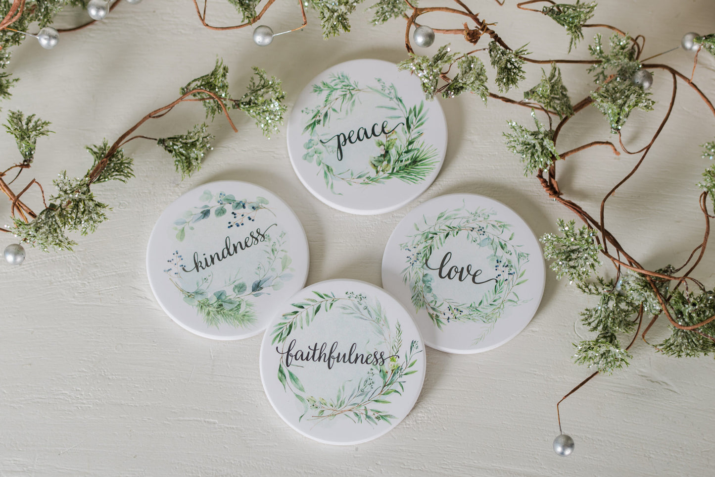 Winterberry Coasters