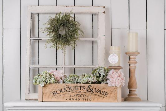 Bouquets & Vases Farmhouse Tray