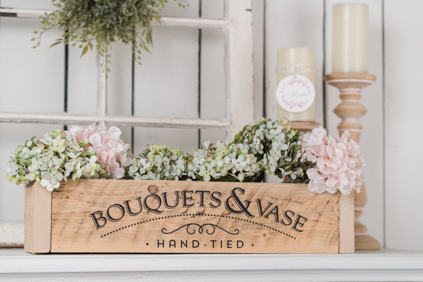 Bouquets & Vases Farmhouse Tray