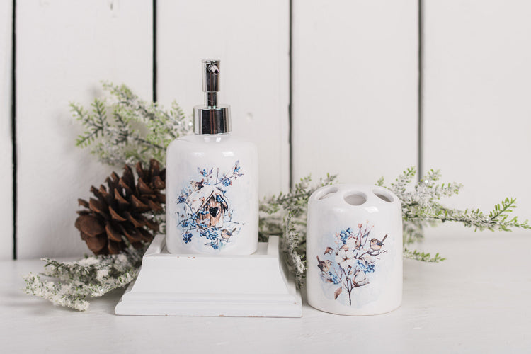 Soap & Toothbrush Holder
