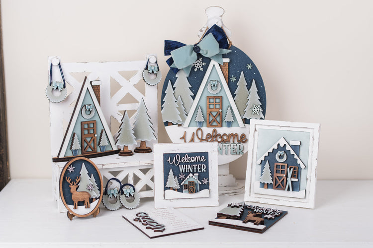 Winter Cabin DIY Kits