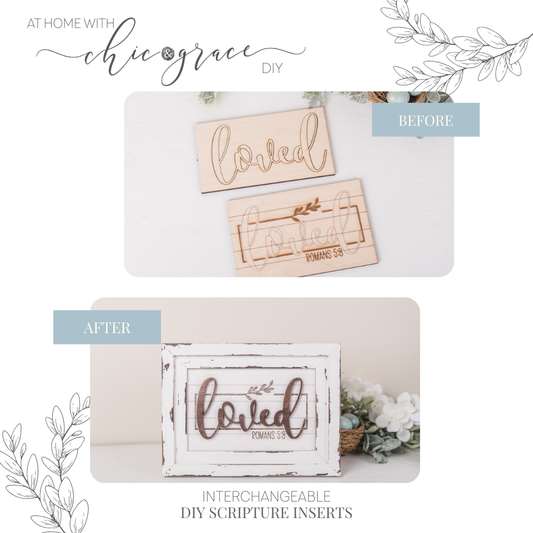 Scripture DIY Interchangeable Signs