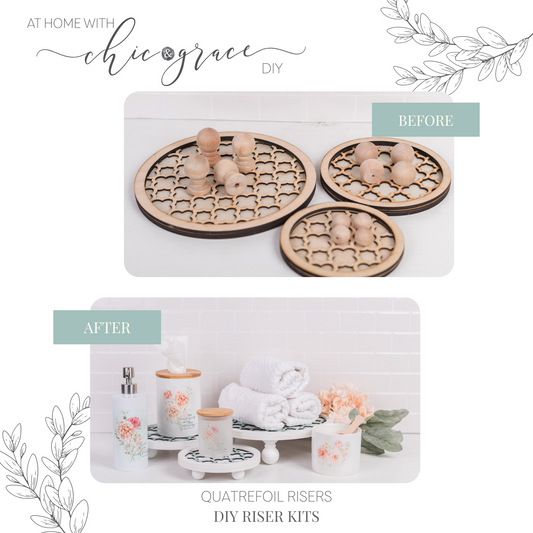 DIY Riser Kit - Quatrefoil