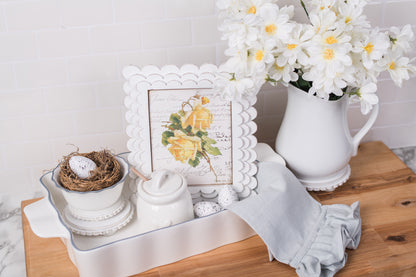 Scallop Rectangle Frame DIY Kit - Interchangeable