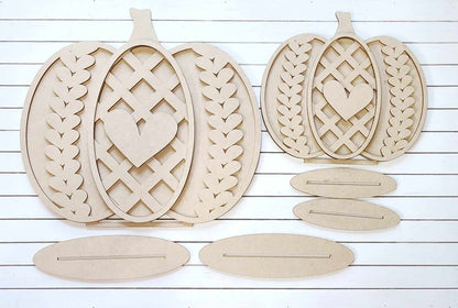 Fall DIY Sweater Pumpkins Shelf Sitter Kit