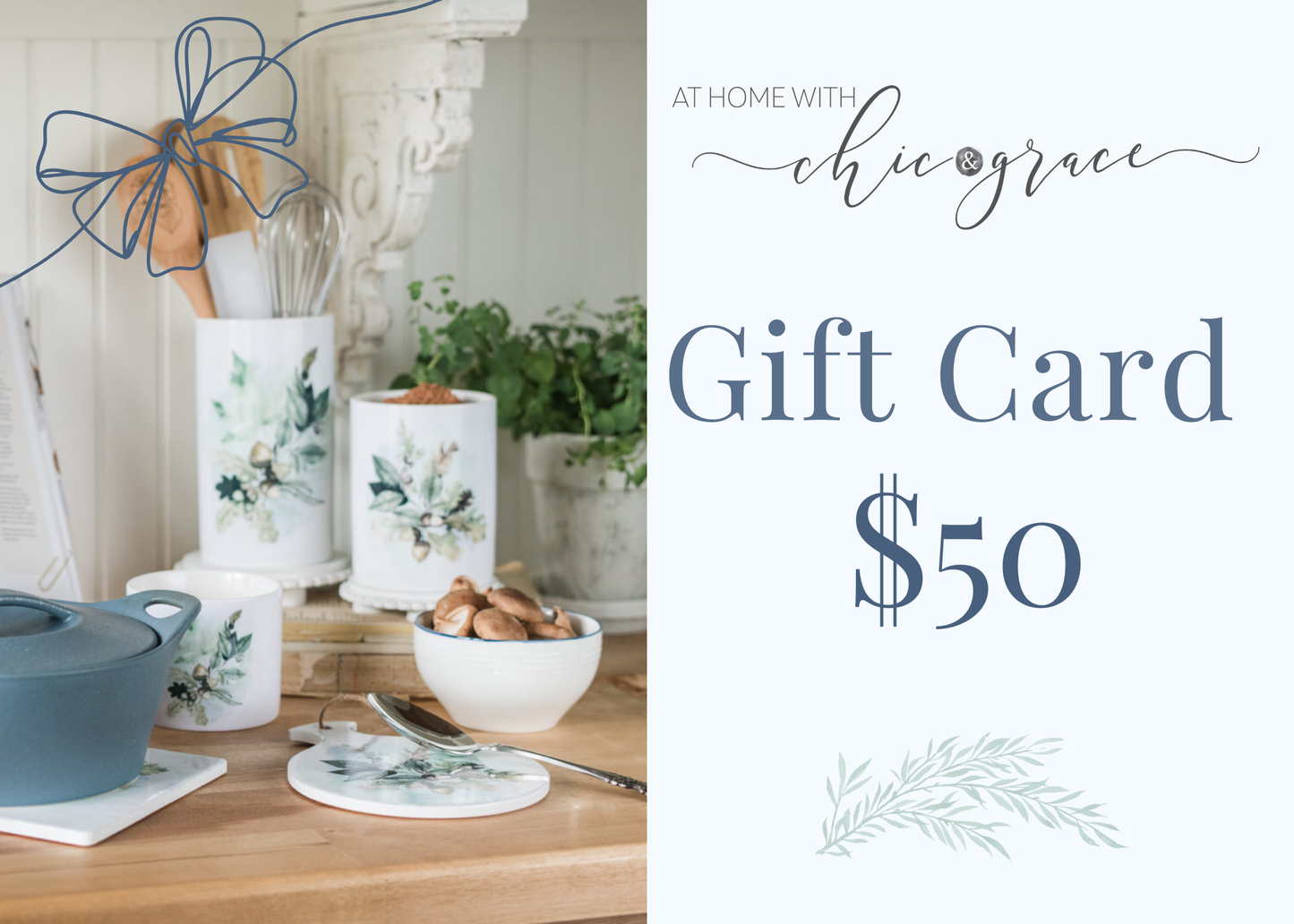 At Home With Chic & Grace Gift Card