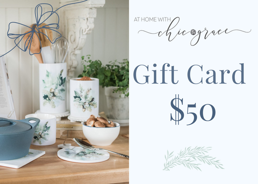 At Home With Chic & Grace Gift Card