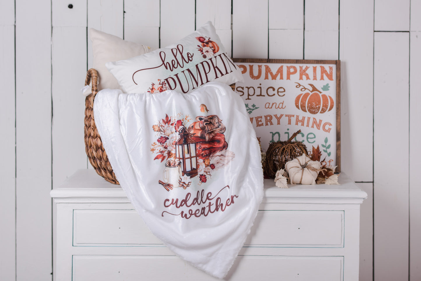 Autumn Blessings Blanket Throw