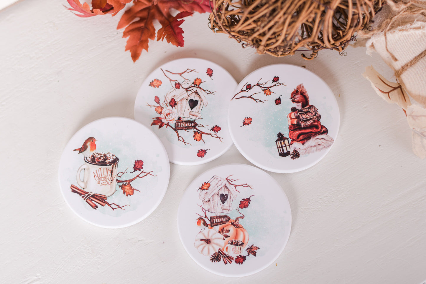 Autumn Blessings Coasters #2