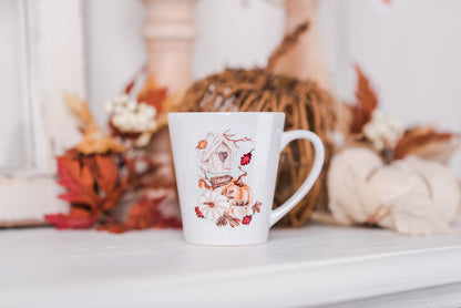 Autumn Blessings Latte Coffee Mugs