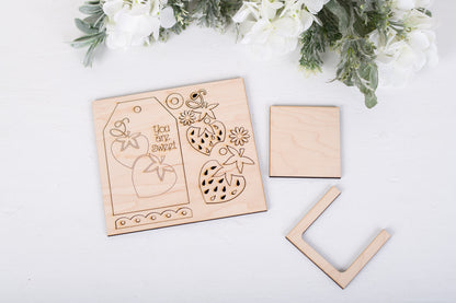Strawberry Patch DIY Tiered Tray Kit