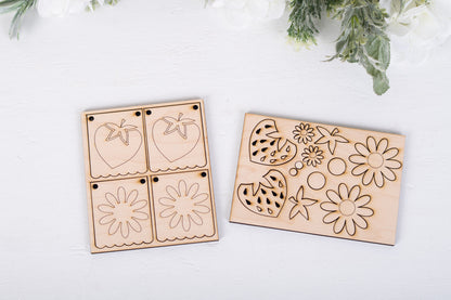 Strawberry Patch DIY Tiered Tray Kit