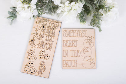 Strawberry Patch DIY Sign Trio Kit - Interchangeable