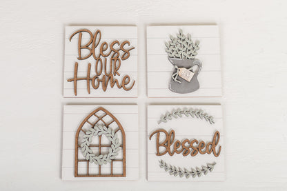 DIY Interchangeable Square 4.25" Kit - Bless Our Home