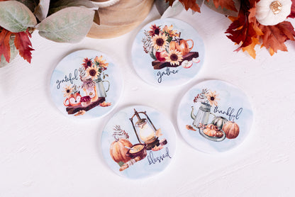 Cozy Autumn Coasters