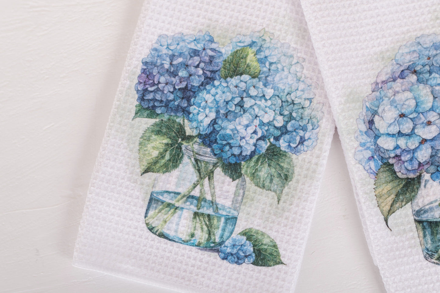 Flower Market Hydrangea Tea Towels