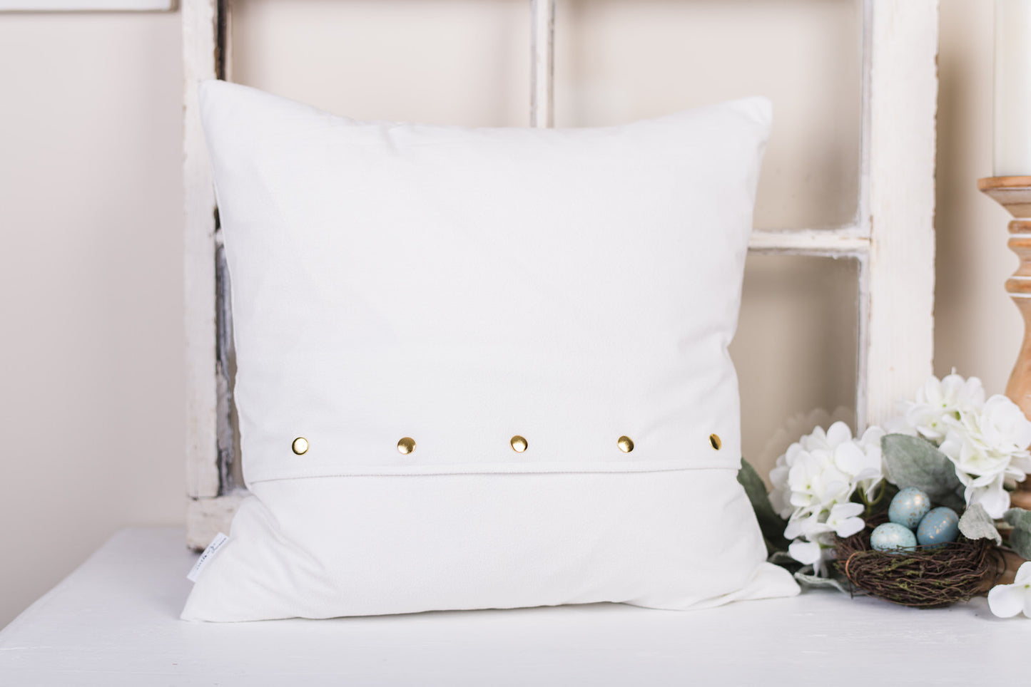 Flower Market Hydrangea Pillow Cover