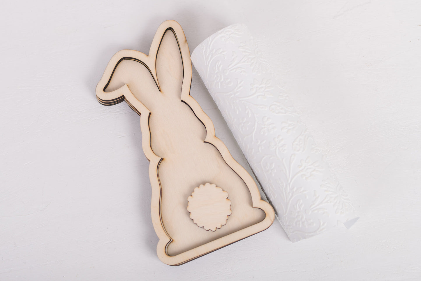 DIY Spring Shelf Sitter Kit - Bunny Trio