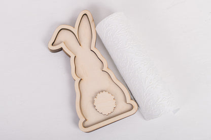 DIY Spring Shelf Sitter Kit - Bunny Trio