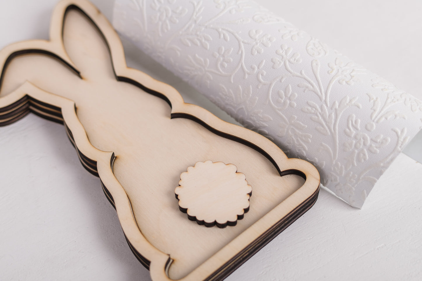 DIY Spring Shelf Sitter Kit - Bunny Trio