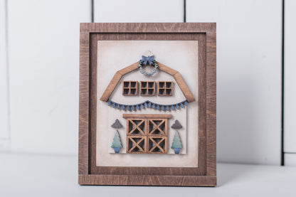 Christmas DIY Farmhouse Christmas Sign Trio Kit - Interchangeable
